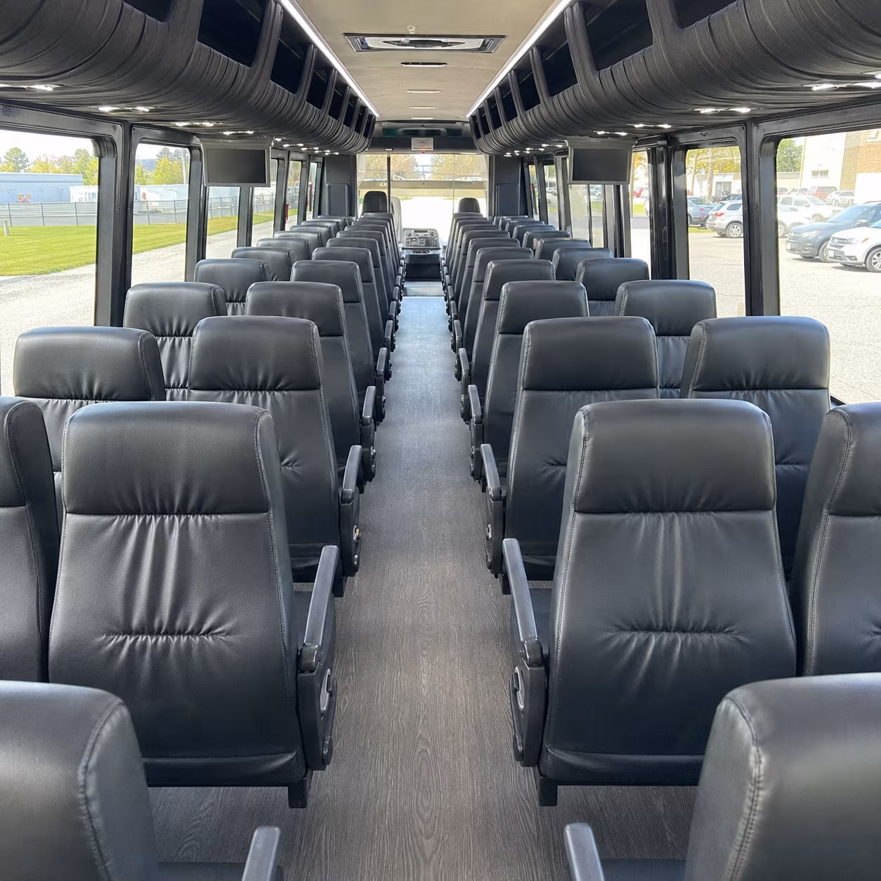28 passenger minibus interior