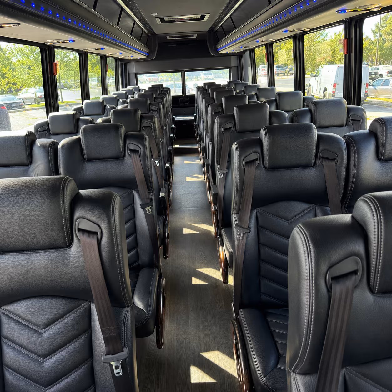sioux falls 25 passenger minibus interior