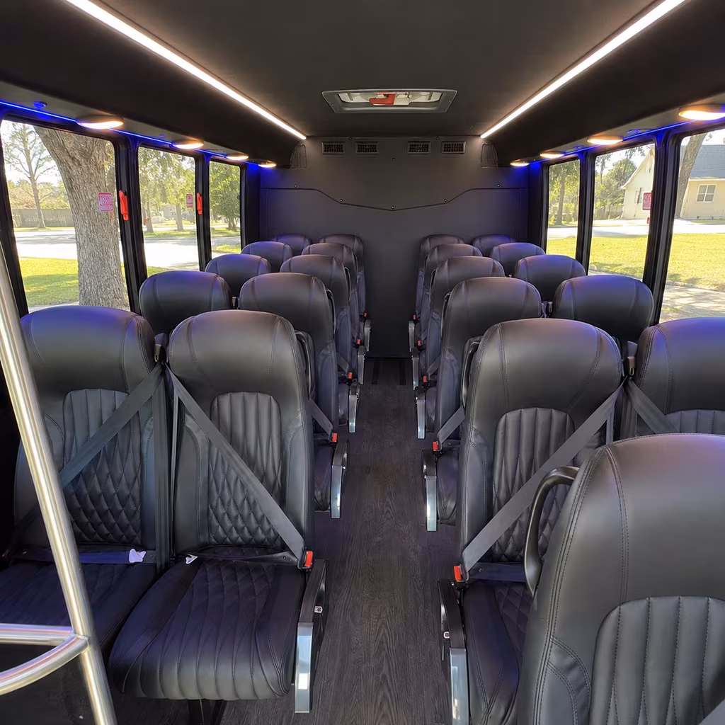 sioux falls 30 passenger minibus interior