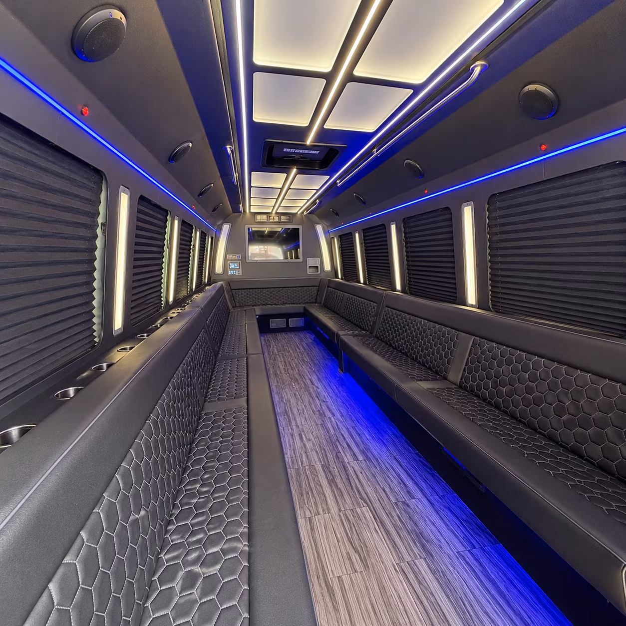 sioux falls 30 passenger party bus interior