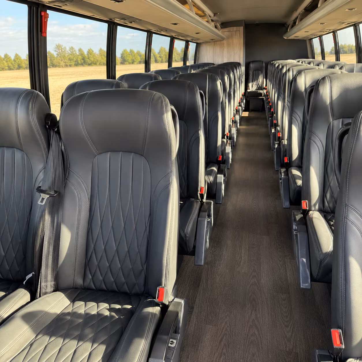 sioux falls 35 passenger minibus interior