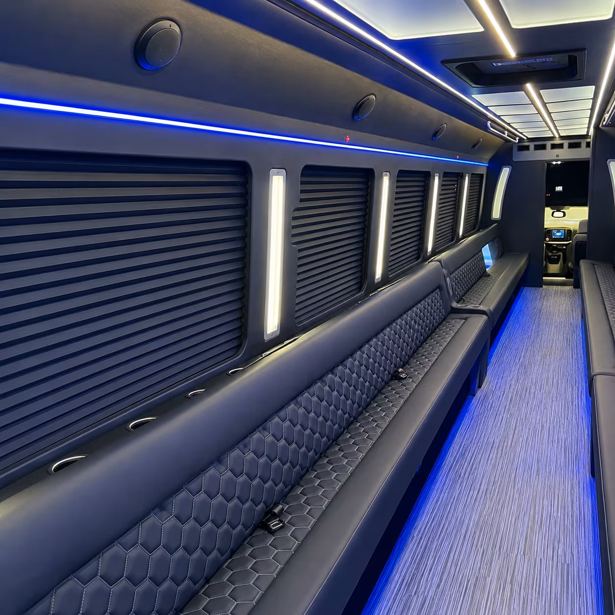 sioux falls party bus rental interior