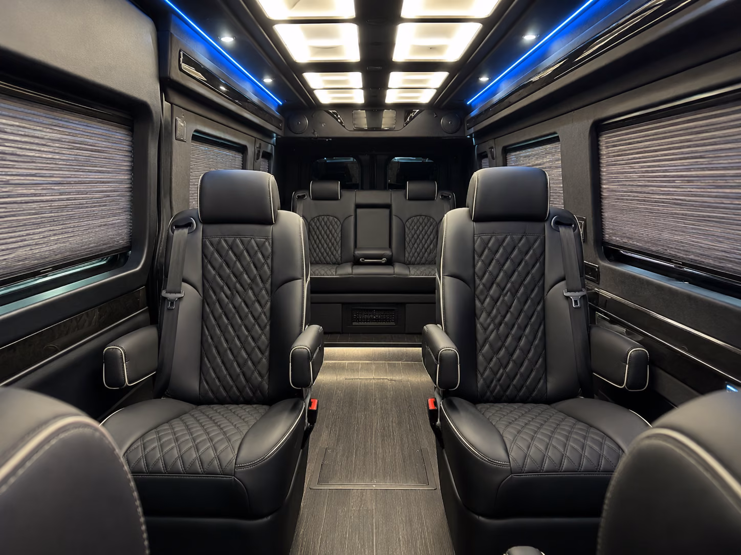 sioux falls sprinter van with driver inside
