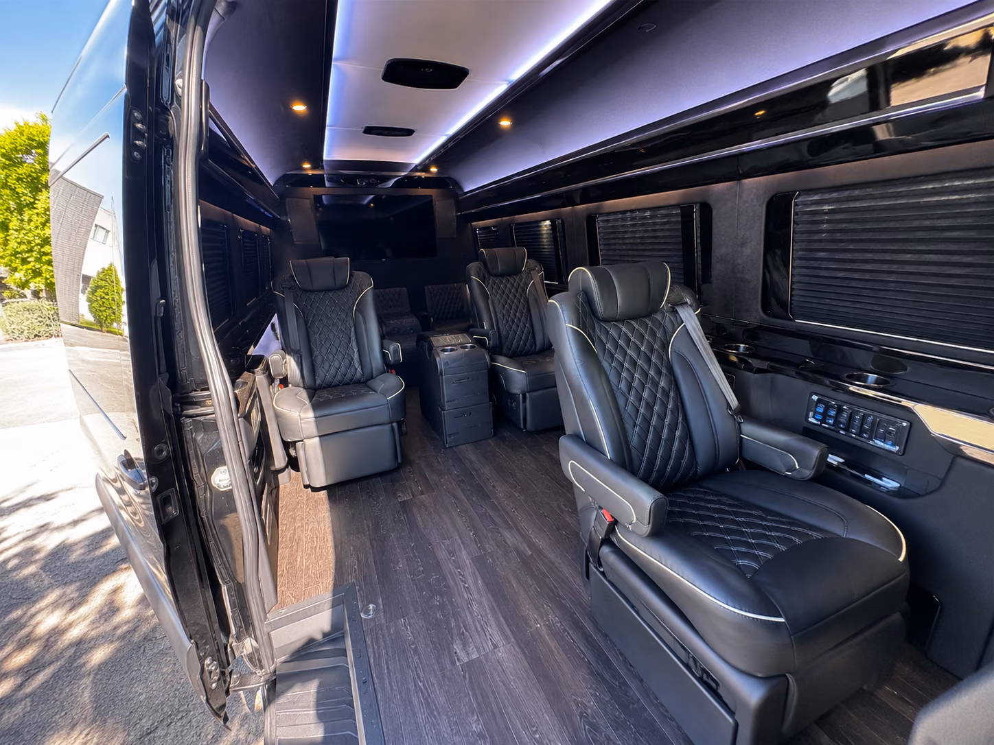 sioux falls sprinter van with driver interior